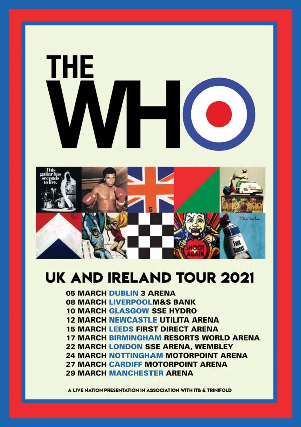 The Who announce rescheduled UK and Ireland tour dates The Who